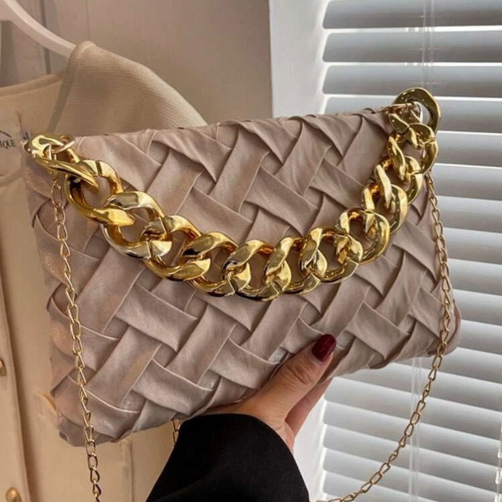 Minimalist Shoulder Bag Khaki